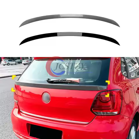 For Volkswagen Polo MK5 6R 6C 2011-2018 High Quality ABS Rear Wing Roof Rear Box Decorated SPOILER