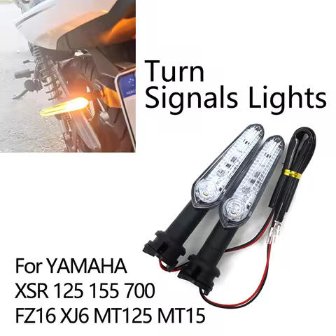For YAMAHA XSR 125 155 700 FZ16 XJ6 MT-125 MT125 MT-15 MT15 MT 125 15 Motorcycle LED Front Rear Turn