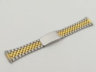 勞力士款五銖式表帶★國外原裝進口間金折疊扣表鏈★接口可自動調節  勞力士款五銖式表帶接口可調節的非常