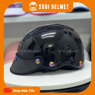 Nón bảo hiểm gắn ốc titan gr5 Mũ bảo hiểm nữa đầu titan thời trang cá tính dành cho cả nam và nữ