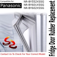 Panasonic Refrigerator Fridge Door Seal Gasket Rubber Replacement part NR-BY552XSSG NR-BY601XSSG NR-