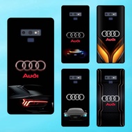 Samsung Note 9 Black Bezel Phone Case Audi Car Brand