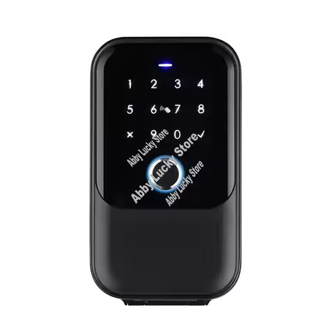 Waterproof Cover Safe Tuya Code Fingerprint Bluetooth Wifi Smart Key Box App Remote Wall Mount Combi