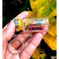 GANTUNGAN MINIATURE KEYCHAIN SHIP SOUVERNIR IN GLASS BOTTLE SHIP KEYCHAIN BOTTLE KEYCHAIN AIRCRAFT H