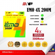 EXP EMO 4X 200m Casting Braided Fishing Line Ultra Sensitive Smooth Thin Strong PE Multifilament Dur