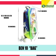 3 in 1 Embossed Stroller Trolley Kiddie Boy Bag School Travel Bag for Kids - Pencil Case and Lunch B