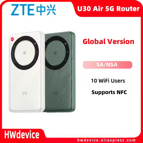 New ZTE U30 Air 5G Pocket WiFi Router Global Version With SIM Card Slot
