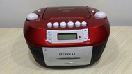 CORAL 卡式手提音響 CD-8800  CD故障