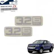 1 Set (2 Pieces) Genuine Store Sticker 3.2 6 speed Black Car Decoration For FORD RANGER T6 PX 2012-2