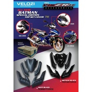 TOP SET COVER SUITABLE FOR ALL Y15 Y15ZR V1 V2 YAMAHA ACCESSORIES SPECIAL EDITION VELOZI 5 ITEMS BATMAN DESIGN