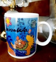 絕版日本 Okinawa 沖繩 星巴克彩繪杯starbucks日彩限定城市杯馬克杯咖啡杯茶杯水杯