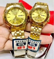 ON SALE!!! Seiko 5 Couple Automatic hand movement watch 2pcs