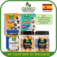 GULLON Mini Bites Cracker 250g | Fish Shapes Biscuit 350g |Hookies Mini Cocoa 250g
