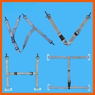 Universal safety helmet 4-point chin strap | ZEBRA CHINSTRAP suitable for MSA 3M PROGUARD helmet  Ta