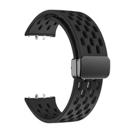 สายซิลิโคนสำหรับ Samsung Galaxy Fit 3สายรัดข้อมือแม่เหล็กนาฬิกา Galaxy Watch Fit3อุปกรณ์สายรัดข้อมือนาฬิกาอัจฉริยะ