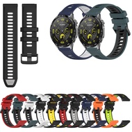 Two-tone Silicone Strap for Huawei Watch GT6 6 pro GT 2 3 4 5 6 GT2e GT3 SE GT2 pro GT3 Pro GT4 Pro 
