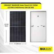 CRILIGHT MAXSON Solar Panel 41V 550W (2279X1134X35mm) GW:28.5KG