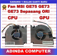 Fan MSI GE75 GP75 GL75 WE75 WE75VR GV63 7RF 7RE Sepasang ORI