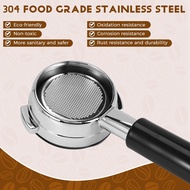 58MM Bottomless Stainless Steel Professional Espresso Coffee Portafilter with Single and Dual Cups F
