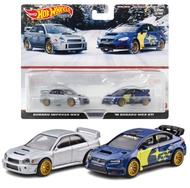 โมเดลรถเหล็ก HOT WHEELS แพ็คคู่ รุ่น SUBARU IMPREZA WRX & 16 SUBARU WRX STI HOTWHEELS PREMIUM 2 PAC