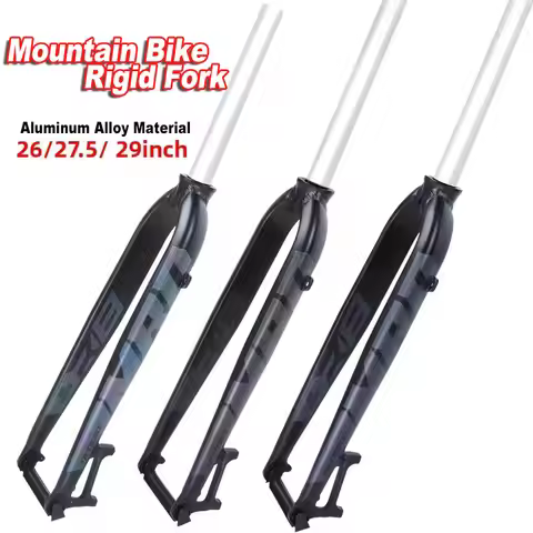 ​BLOOKE Ultralight MTB Rigid Fork 26/27.5/29" Aluminum Alloy Disc Brake Straight Steerer Matte Finis