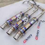 Knalpot SALEMBA CEKLIST Corong Medwick Original VIN Project Fullsistem motor Beat Mio Sporty Aerox N