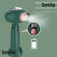 SMILE Table Fan, Quiet USB Rechargeable Desk Fan,  Portable Small Cooling Fan Cooling Fan Offices