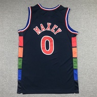 Jersey Basketball No. 76ers No. 0 Marksey Basketball Jersey 76ers Jersey 22 Dark Blue City Edition