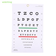 widefiling Premium Snellen Eye Chart Wall Chart Plastic Waterproof Snellen Charts For Eye Test Exams