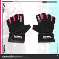 hot●Anime Game Honkai Impact 3 COSPLAY Yae Sakura NEON SHADE Theme Series Half-Finger Tactical Sports Gloves Fashion Cool Gloves 9224