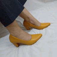 Sepatu Pansus Kerja Wanita Polos 7 CM