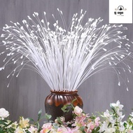 GOGOU 5pcs/Pack Artificial Grass, 20 Heads Multicolor Peacock Grass, Realistic 80cm Feather Texture 
