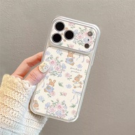 Floral Bunny Beautiful Garden Print Matte Phone Case For Realme c3 q3 5 5s 5i 6i 7 7i 8 8s  11 12 12