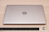 (二手) DELL Precision 5520 E3-1505M V6 M1200M 4G 15.6" 4K Touch Screen Mobile Workstation 移動工作站 95% NE