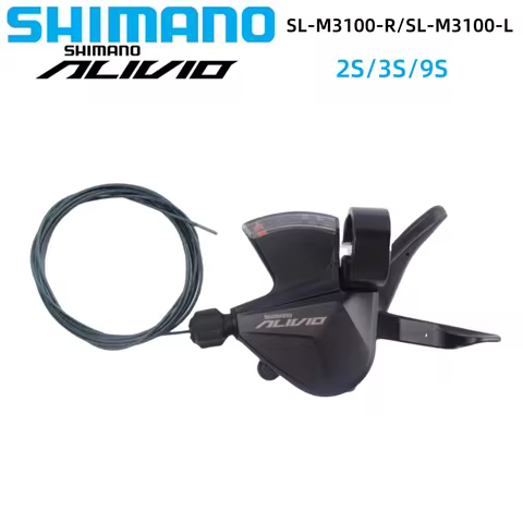 SHIMANO ALIVIO M3100 Shifter RAPIDFIRE PLUS SL-M3100-R 9-Speed/SL-M3100-L 3-Speed/SL-M3100-2L 2S Shi