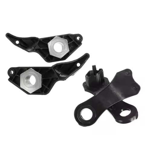 4Pcs Car Front Headlamp Repair Kit Bracket Clip Right+Left Headlight Repair Brackets For BMW E60 E61