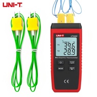 UNI-T UT320A/D Digital Thermometer Mini Dual Contact Thermocouple Type K J High Temperature Meter