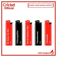 EAST MALAYSIA ONLY.  Cricket Lighters Limited Edition Stay Safe Series - 5 Pcs (Online Exclusive)