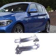 (QCMY) 2PCS Car Side Rearview Mirror Turn Signal Light 63137280771 63137280772 Replacement Parts for