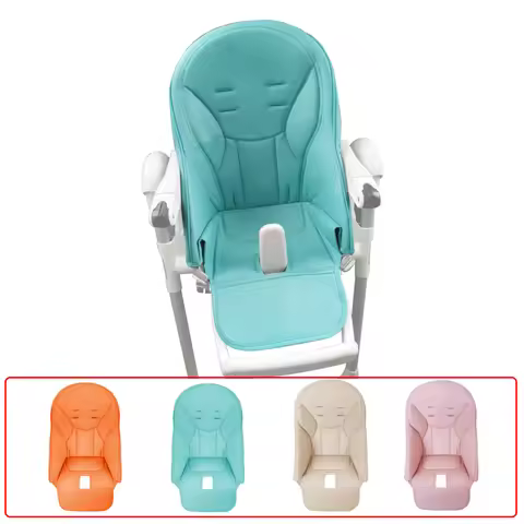 Baby Hight Chair Cushion For Peg Perego Siesta Prima Pappa Zero 3 Aag Baoneo Dinner Chair PU Leather