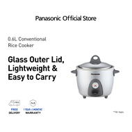 Panasonic 0.6L Conventional Rice Cooker (Silver) SR-G06FGELSH