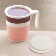 可可亞親親馬克杯+白瓷杯蓋 -P+L杯組(台灣製可微波烤箱)