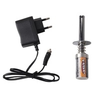 HSP RC Nitro 1.2 V 1800MAH Glow Plug Igniter Suitable for RC Car 1/8 1/10 HSP 80101 Rechargeable Glo
