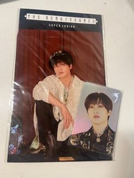 SUPER JUNIOR 銀赫閃卡+立牌set The Renaissance Hologram Photo Card Set SJ小卡