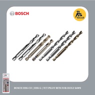 BOSCH HSS-G | HSS-Co | TCT Pilot Bits for Bi-Metal and Progressor Hole Saw