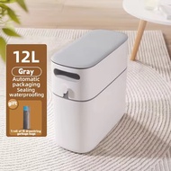 12L kitchen Trash Bin Automatic Rubbish With Rubbish Bin Bag