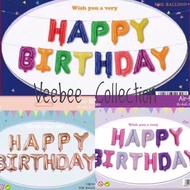Foil balloon set happy birthday foil balloon/ happy birthday balloon