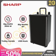 Terbaru !!! Sharp Speaker Aktif Cbox Tr10Cbl Audio Cboxtrb10Cbl 10Inch