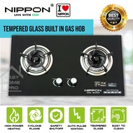 NIPPON NBH-8000GP DOUBLE BURNER BUILT IN HOB (GAS FLOW SAFETY CUTOFF PROTECTION)