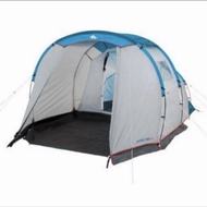 TENDA QUECHUA Arpenaz Family Tent 4.1 - Arpenaz 4.1 Family Camping Tent - 1 Bedroom Camping Tent